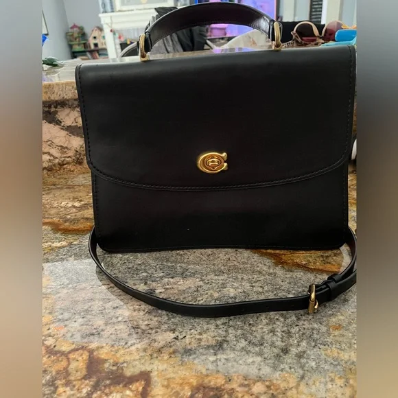 Coach tophandle turnlock bag - Picture 10 of 11